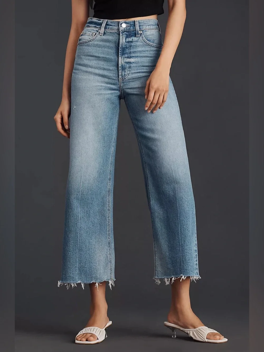 PISTOLA LANA CROP HIGH RISE ULTRA WIDE LEG in RHYTHM VINTAGE
Size 26 - Picture 1 of 10
